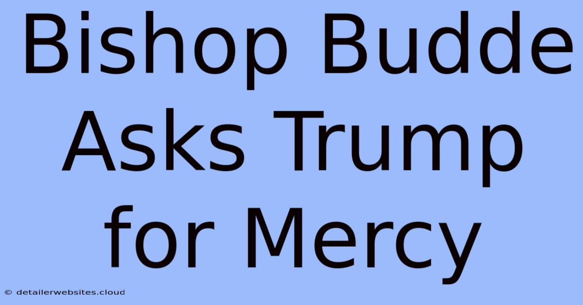 Bishop Budde Asks Trump For Mercy